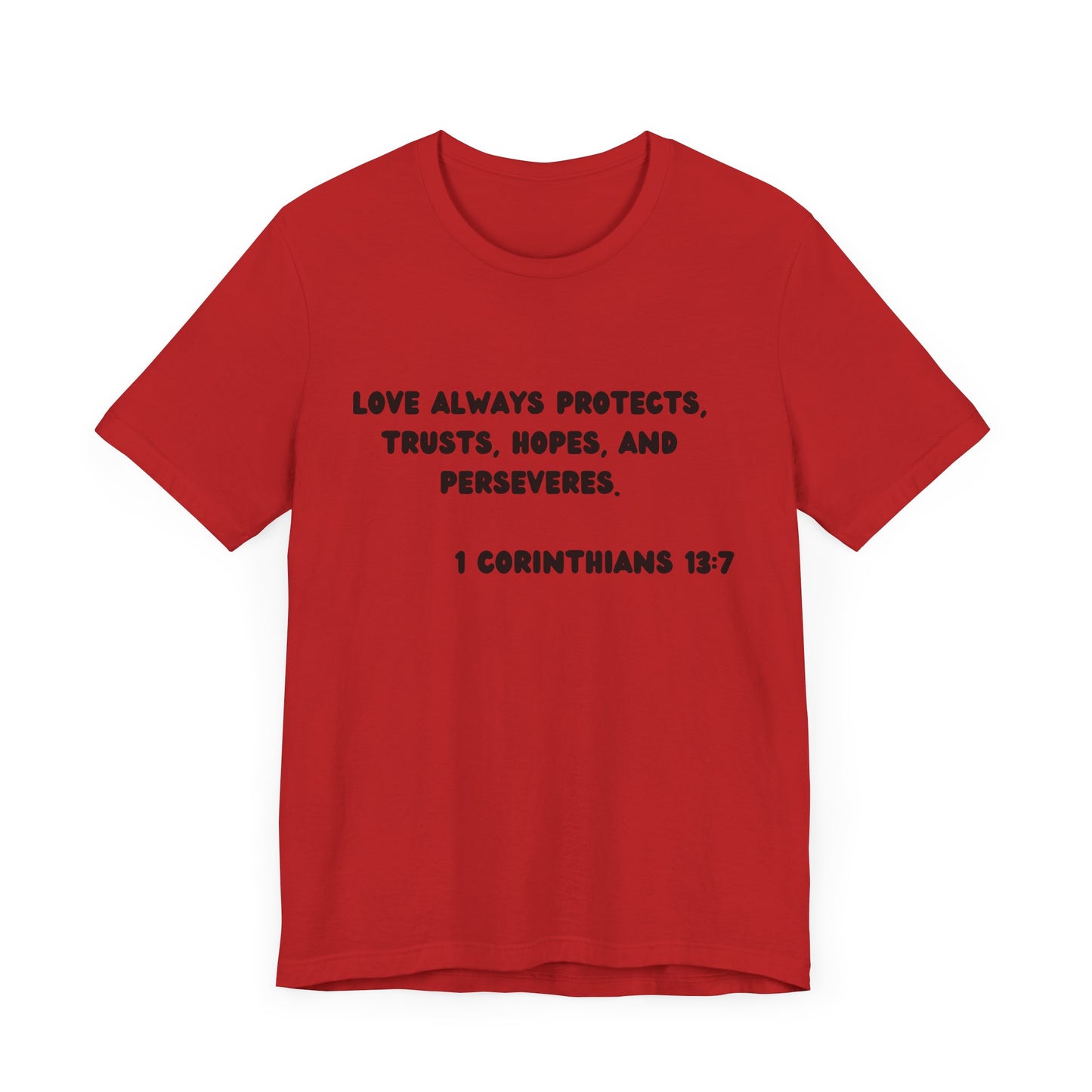 T-Shirt Protect Love - Black Lettered Tee