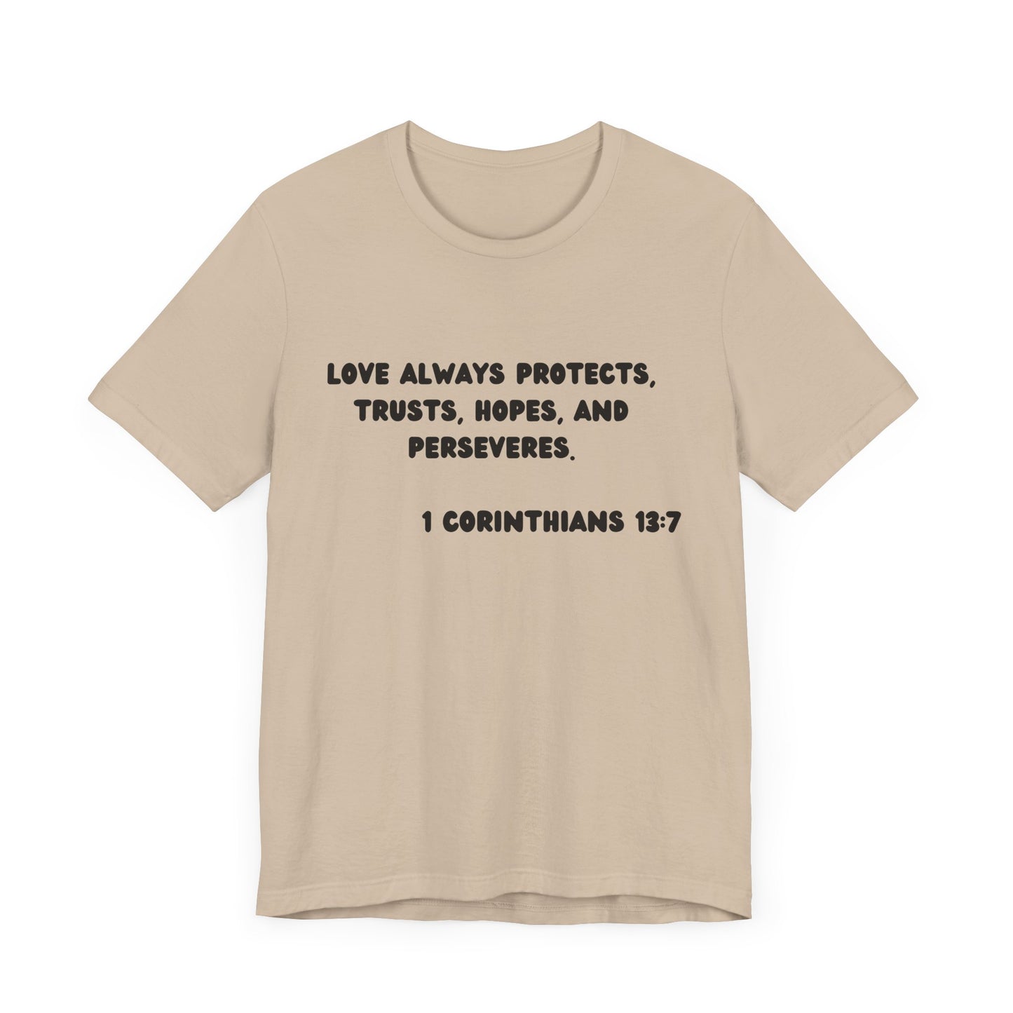 T-Shirt Protect Love - Black Lettered Tee