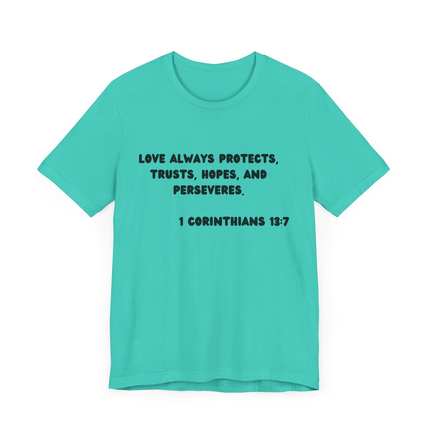 T-Shirt Protect Love - Black Lettered Tee