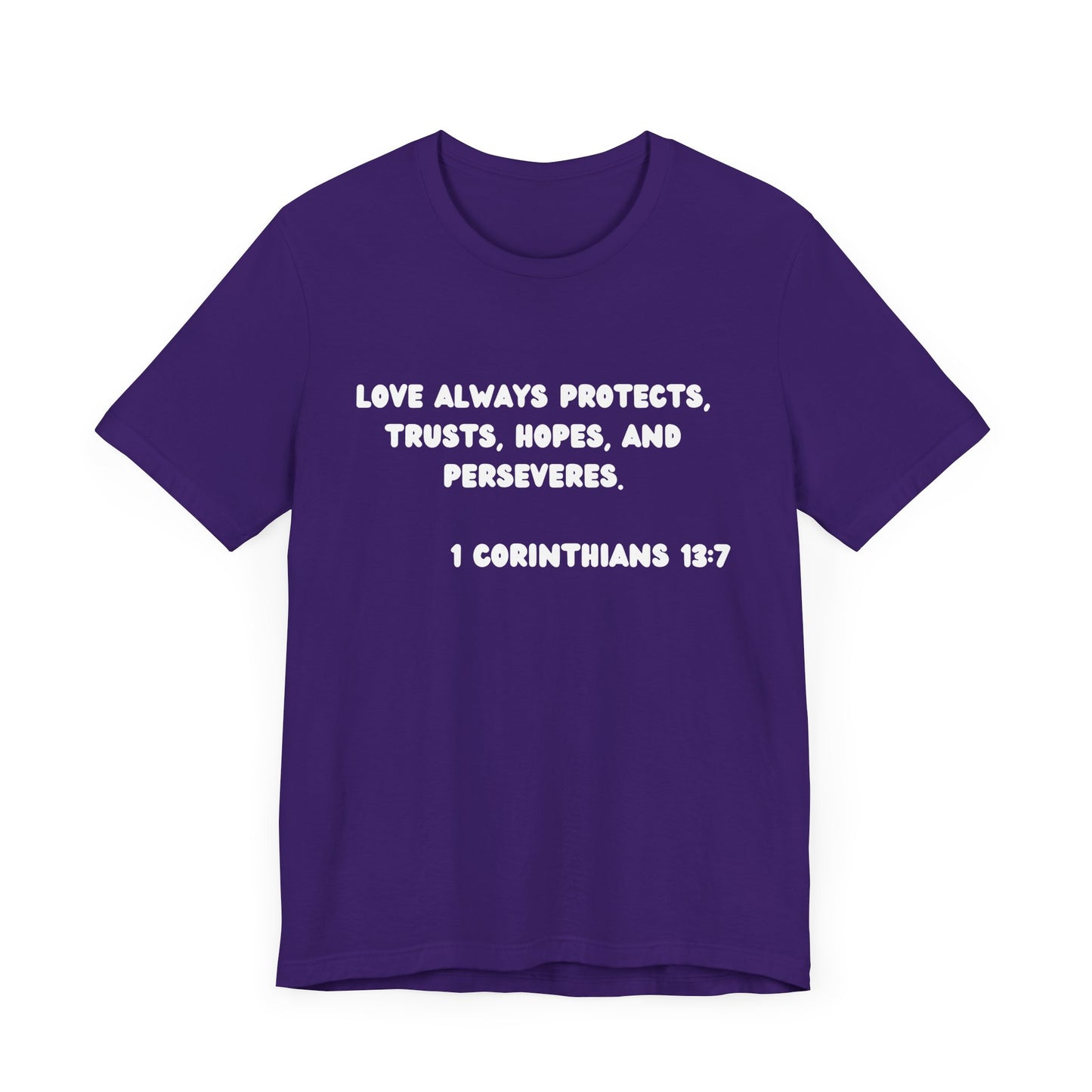 Protect Love - White Lettered Unisex Tee