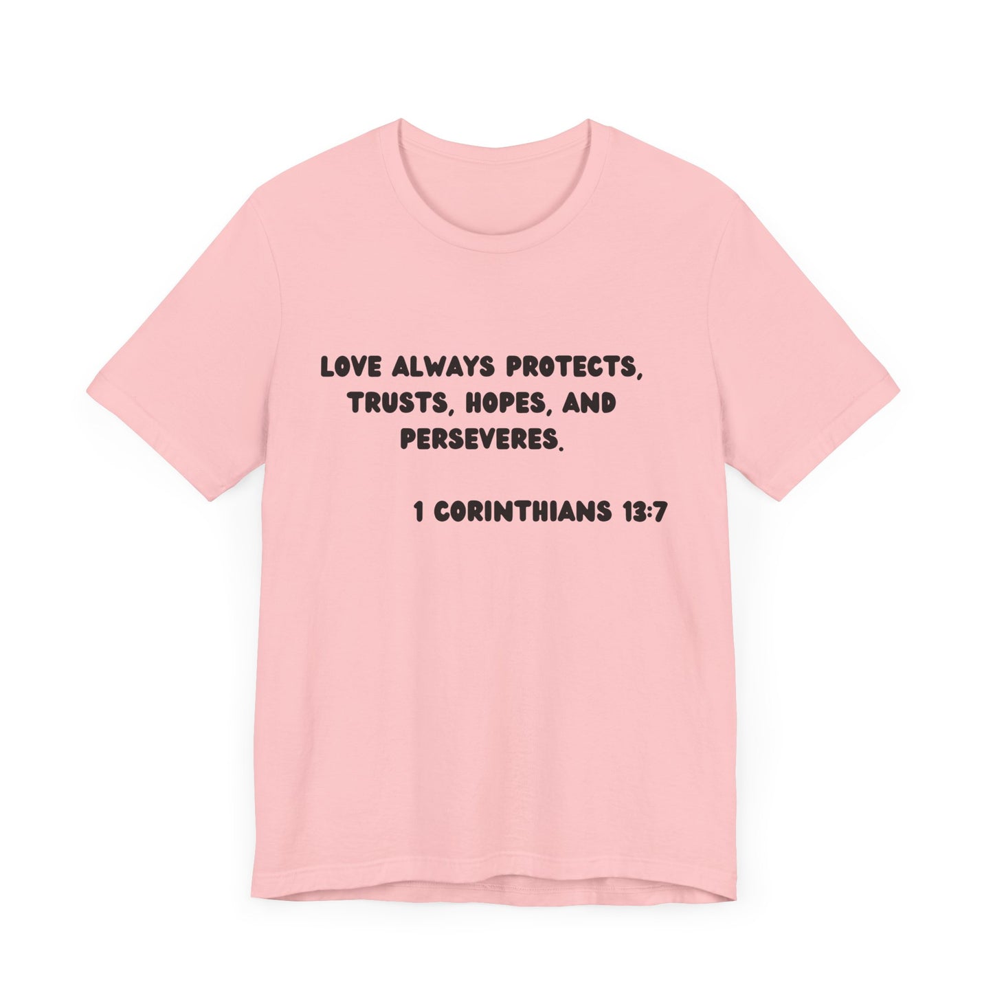 T-Shirt Protect Love - Black Lettered Tee