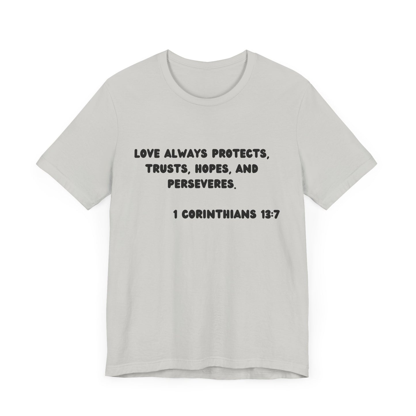 T-Shirt Protect Love - Black Lettered Tee