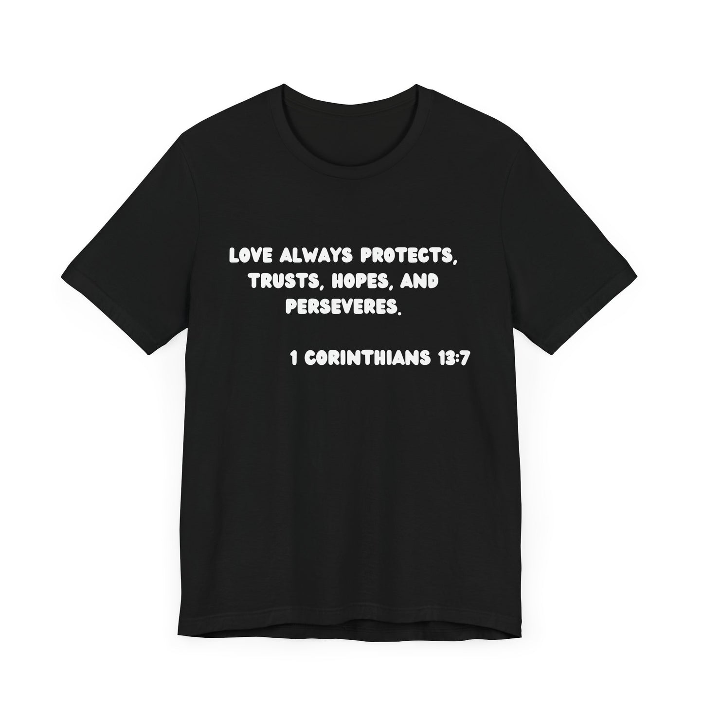 Protect Love - White Lettered Unisex Tee