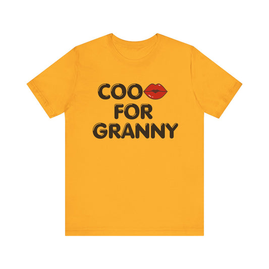 Cookies For Grandma Black Lettered Tee