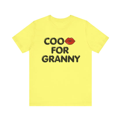 Cookies For Grandma Black Lettered Tee