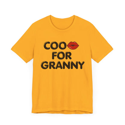 Cookies For Grandma Black Lettered Tee