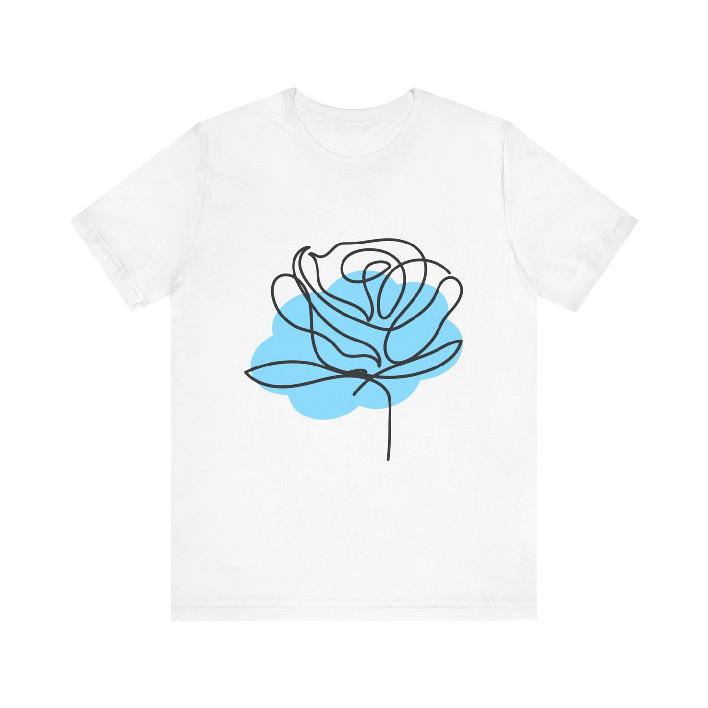 Rose Floral Jersey Short Sleeve Tee