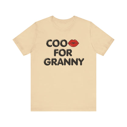 Cookies For Grandma Black Lettered Tee