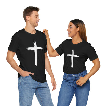 White Cross Unisex Tee