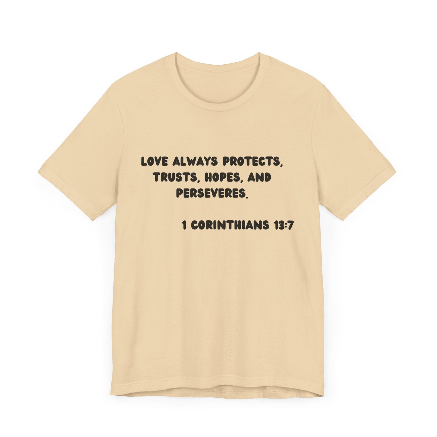 T-Shirt Protect Love - Black Lettered Tee